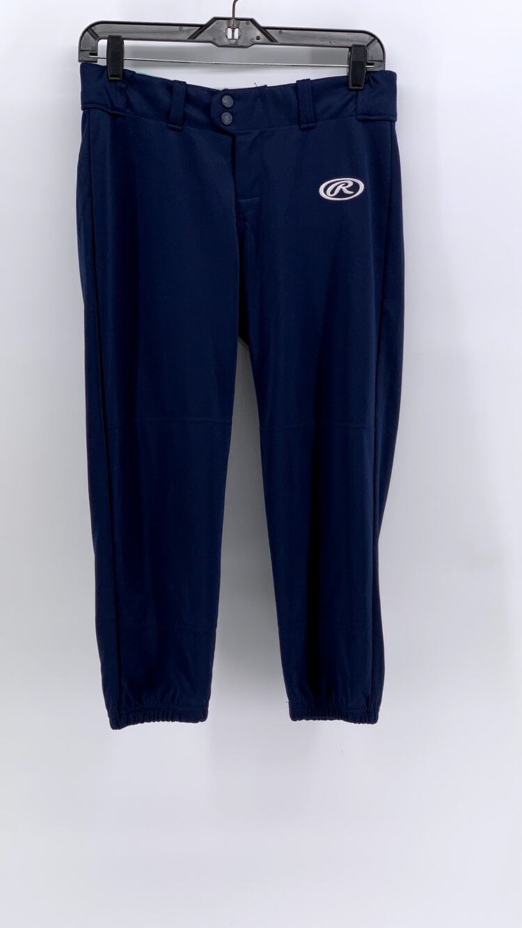 RAWLINGS Women's Navy Solid Pro-Dry Softball Pants SZ M